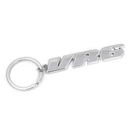 Volkswagen Classic Parts ZCP902855 Keyring VR6 Keyring Key Ring Chrome/Silver