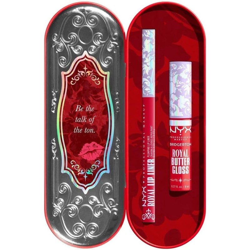 Nyx Professional Makeup, Bridgerton Kit de Labios Tonos: Rogue Romance