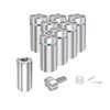 Osring 3/4 x 2 Inch Sign Standoff Screw Hardware, Stainless