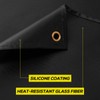 6x8ft Welding Blanket, Silicone Coated Fiberglass Fire Blanket, Welding Blanket