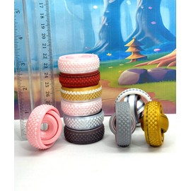 3 pcs 3D Printed Gyro Fidget Spinner Toy, Fidget Spinners, Adults Stress Reliefs Toys for ADHD Autism