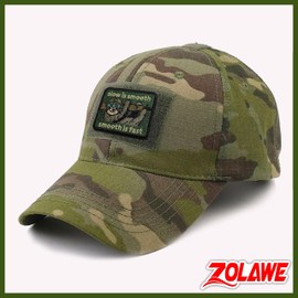 Zolawe Slow is Smooth, Smooth is Fast Hook and Loop Patch, 3 Inches Sew On Patches, Embroidery Patches for Backpacks Bags Vest Dog Harness, Tactical Military Embroidered Patches, Funny Sloth DIY Patch