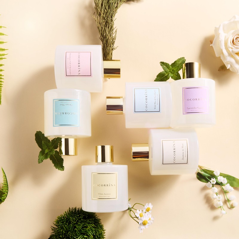 COCORRÍNA Reed Diffuser - Wild Mint & Eucalyptus 6.7 Fl.oz