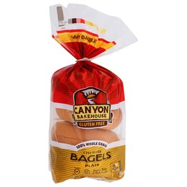 CANYON BAKEHOUSE Gluten-Free Plain Bagels - Case of 6