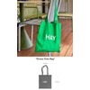HAY 010065 Eco Bag Green Tote Bag, green