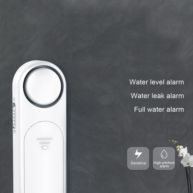 Overflow Alarm, Long Cable Detect Water Leak Sensor for Home