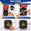 Black Open Splice Junction Box (6 Pack)，Open Splices Repair Open