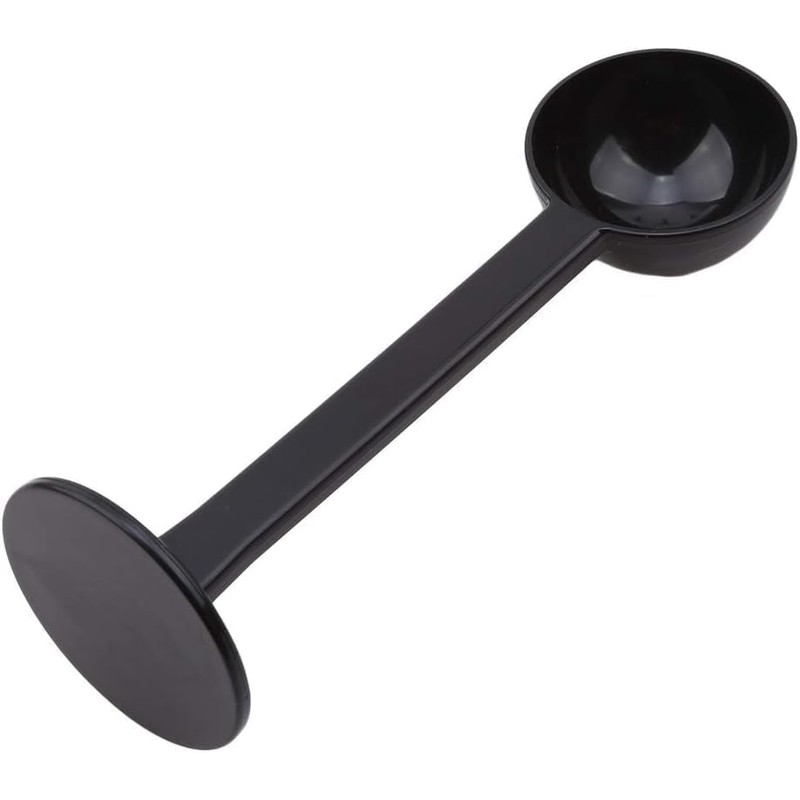 Black 2-in-1 Coffee Bean Spoon Tamping Scoop Tamper Tea Tool
