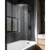 10" Rainfall Shower Head with Handheld Combo, High Pressure Dual