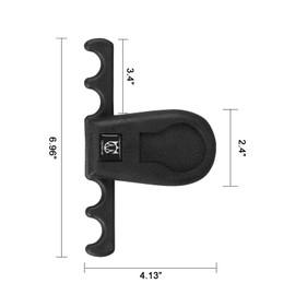 CROWN ME Portable Weighted Billiard Cue Stick Holder, Chalk holder, Blavk Cue Rest Cue Stick Holder