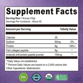 Jns-believe Polvo Colágeno Marino 454 G Natural                                                                                                       