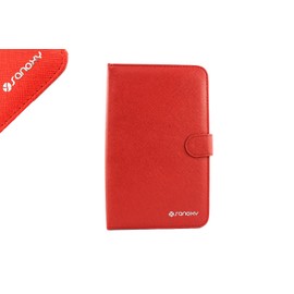 SANOXY® Wired PU Leather USB Keyboard CASE/Cover Stand for Android 9.7 INCH Tablet PC/Universal Tablet PC Leather Case with Keyboard Holder + Micro OTG (9.7" Tablet USB 2.0 RED)