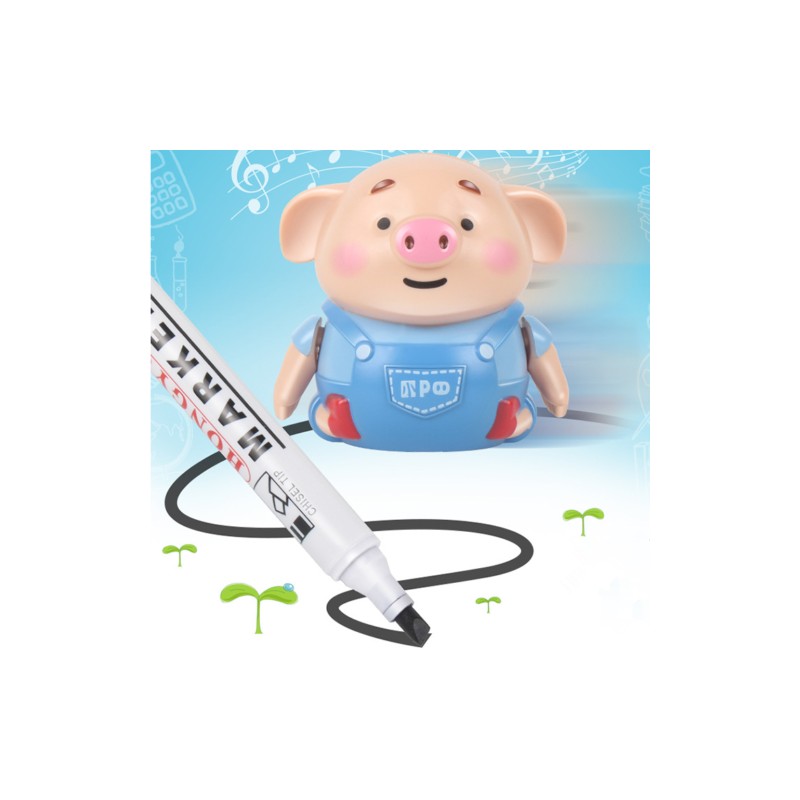 Inductive Cute Pig Car Toys Auto Induction Pig Follow Drawn