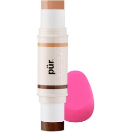 PÜR Beauty Cameo Contour & Highlight Stick in Dark, 0.3 oz