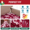 Smarcute Christmas Sofa Covers Fleece Couch Cushion Covers Stretch Chair