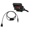 Komine KK-211-1 QC3.0 USB Power Supply for Motorcycles S Black