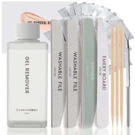 Mine Nail Gel Nail Off Kit (Gel-Off, Acetone Remover, Made in Japan, 3.4 fl oz (100 ml), Gel Removal, Instructions Included (English Language Not Guaranteed), Nail Salon, Professional, Made in Japan, Scalp, Acrylic Nails