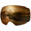 OutdoorMaster Replacement Lenses, For Ski Goggles, Double Layer Magnetic Lens,