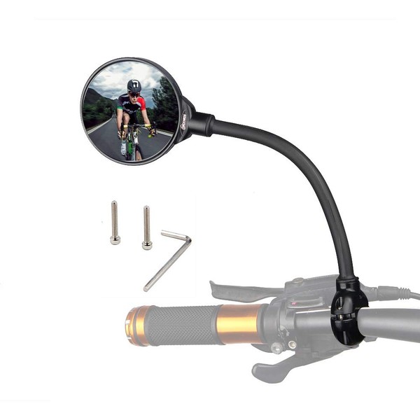Bike Mirror Rotatable And Adjustable Wide Angle Rear View Shockproof