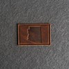 Arizona Leather Patches with Optional Hook and Loop Fastener added,