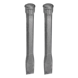 HARFINGTON 2pcs Masonry Chisel for Rock 10 Inch Flat Head High Carbon Steel Rock Concrete Mortar Stone Chisel Brick Chisel for Stone Brick Breaking Carving Demolishing Splitting