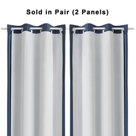 OWENIE 100% Blackout Curtain Liner 2 Panels Set for Bedroom Living Room, Total Darkening Thermal Curtains Liner for 84 Inch Long Curtains Behind, Each 40" Wx80 L, Thermal Curtains for Summer Heat