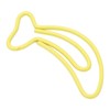 100pcs Paper Clips Portable Mini Cute Banana Shape Rustproof Electroplated