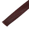 QUARKZMAN 16.4ft-32mm High Temperature Insulated Braided Sleeve Black Red