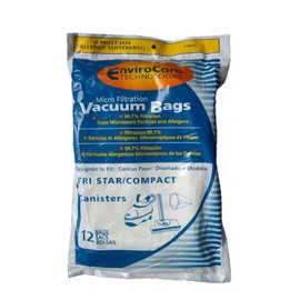 Micro Filtration Vacuum Bags for Tri Star/Compact (12 Bags)[738EC]