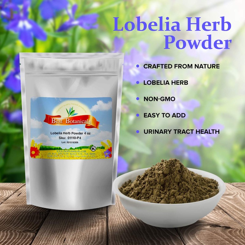 Best Botanicals Lobelia Herb Powder 4 oz.