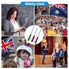 DOINEUFL 3 PCS Telescopic Flag Pole, Handheld Telescopic Pole for