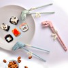 Kids Training Chopsticks, ChaLeeMOO Reusable Dinosaur Trainer Chopsticks Helper Set,