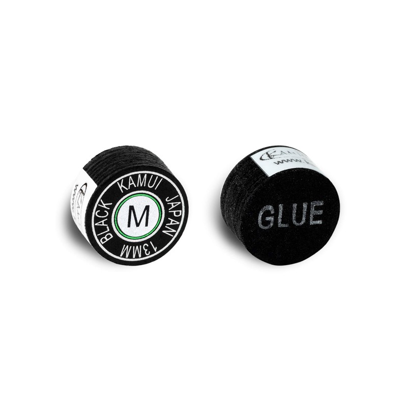 Kamui Black Laminated Pool Billiard Cue Tip - 1 Pc
