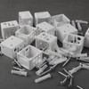 12 Pcs 1 Inch Blind Brackets Mini Blind Brackets Blinds