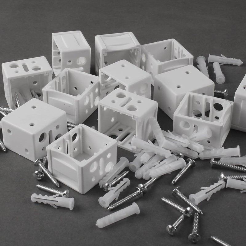 12 Pcs 1 Inch Blind Brackets Mini Blind Brackets Blinds