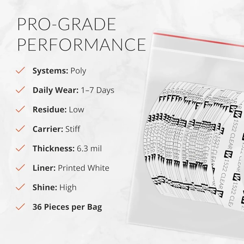 Cintas Protesis Capilar Compatible No Shine Semicurvas 36pz