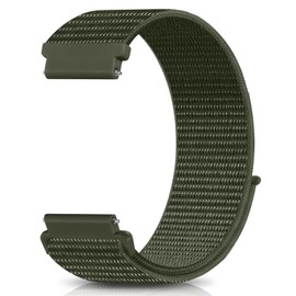 18mm Nylon Sport Bands Compatible with Garmin Venu 3S Watch Band Venu 2S/Vivoactive 4S/Vivomove 3S/Active S, Soft Breathable Quick Release Strap Wristband for Forerunner 255S Music/265S Women Men