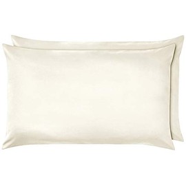 NIYS Luxury Bedding Finest 100% Egyptian Cotton Pillowcase Pair (Cream)