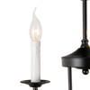 Psyverii 3 Lights Farmhouse Candle Style Chandelier, Rustic Ceiling Pendant