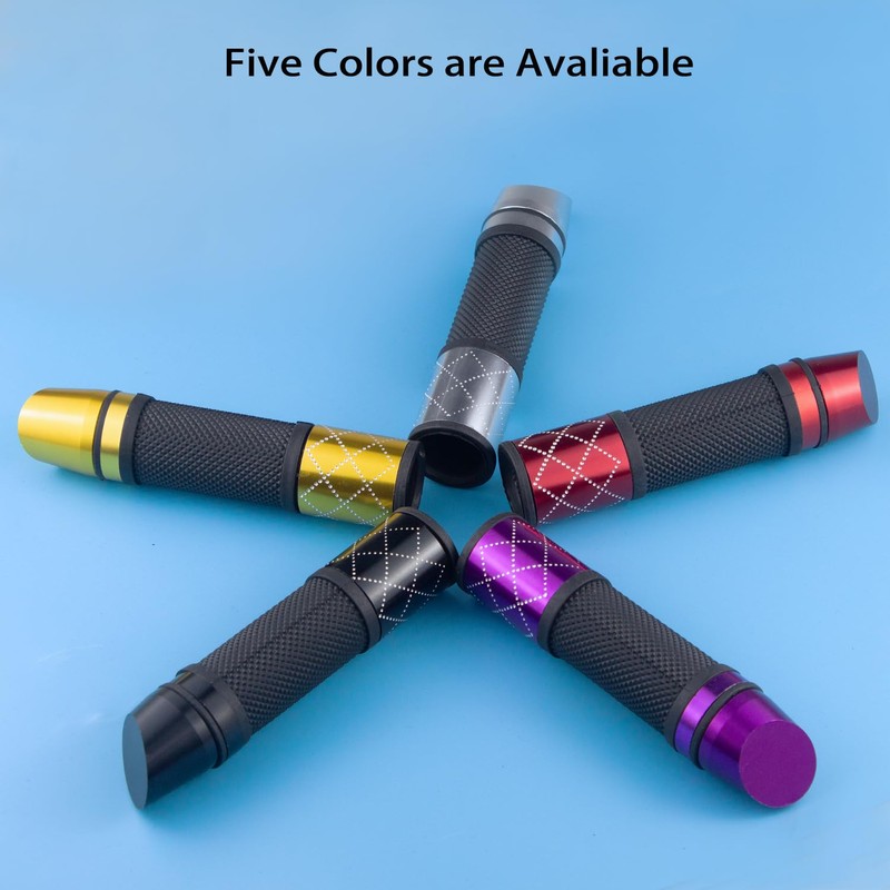 Amavoler Universal Motorcycle Handlebar Grips Fits for Motorcycles with 7/8"