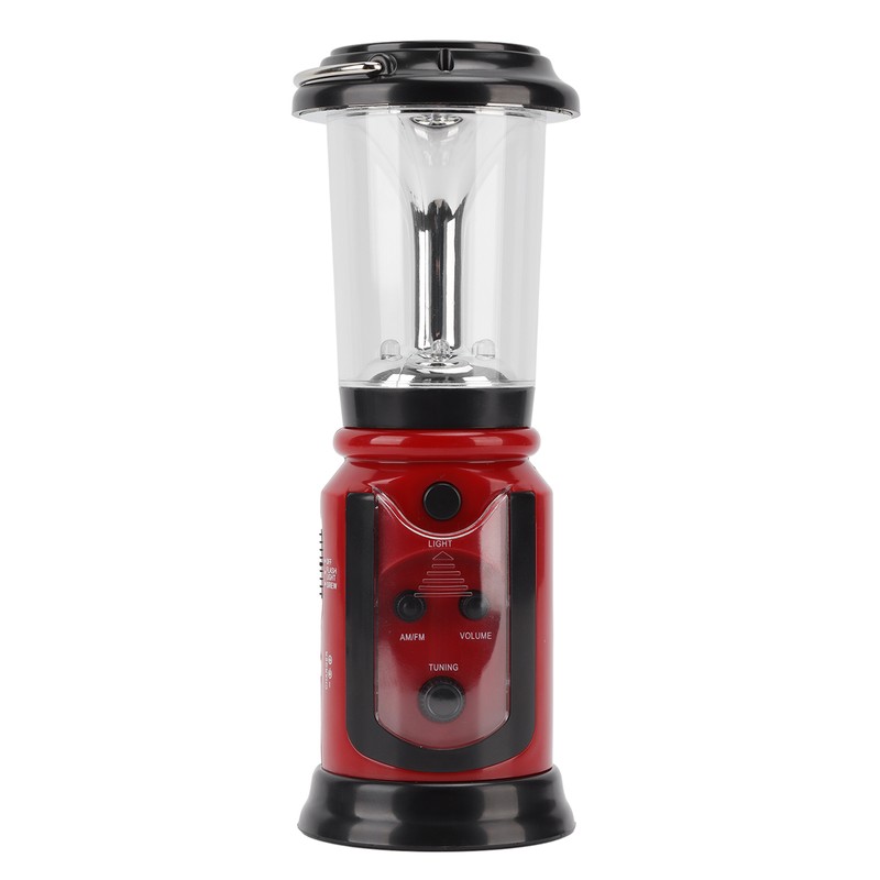 Radio Lantern Hand Crank USB Rechargeable Multi Functional AM FM
