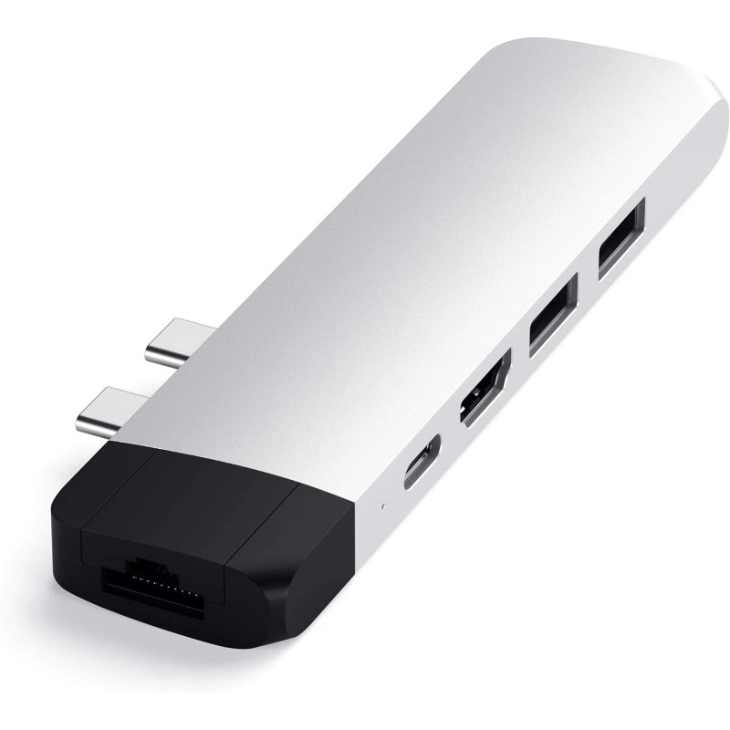 Satechi USB-C Pro Hub Adapter with Ethernet 4K HDMI USB-C