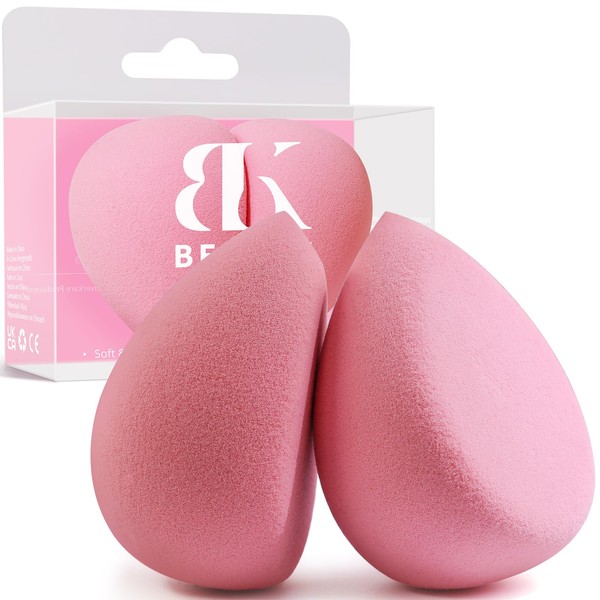 BEAKEY BEAKEY Flat Duo Patented Makeup Sponge Set of 2,
