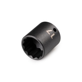 TEKTON 1/4 Inch Drive x 17 mm 12-Point Impact Socket | SID02317