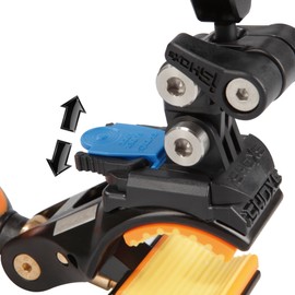 iSHOXS Fast Lock Slider | Snapmount kompakte Schnellspann-Schnalle mit Sicherungssystem für GoPro Hero 11 10 9 DJ Osmo Apexcam & mehr | Zubehör für Fahrradhalterung