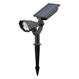 Ohm Electric LS-B250JGS-S 06-4156 OHM Solar Garden Light, Sensor Light, LED, Bright/Dark/Motion Sensor, 250 Lumens, Daylight White, Embedded In Ground Type, For Use In Soil, Automatic Lighting, Exterior Light, Garden Light,