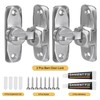 sourcing map 90/180 Degree Barn Door Lock, 2 Set No