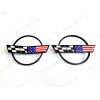 AUTO 2PC Black Front Rear Gas Lid Blue Cross US