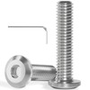Pack of 20 M6 x 20 Flat Head Screws Stainless