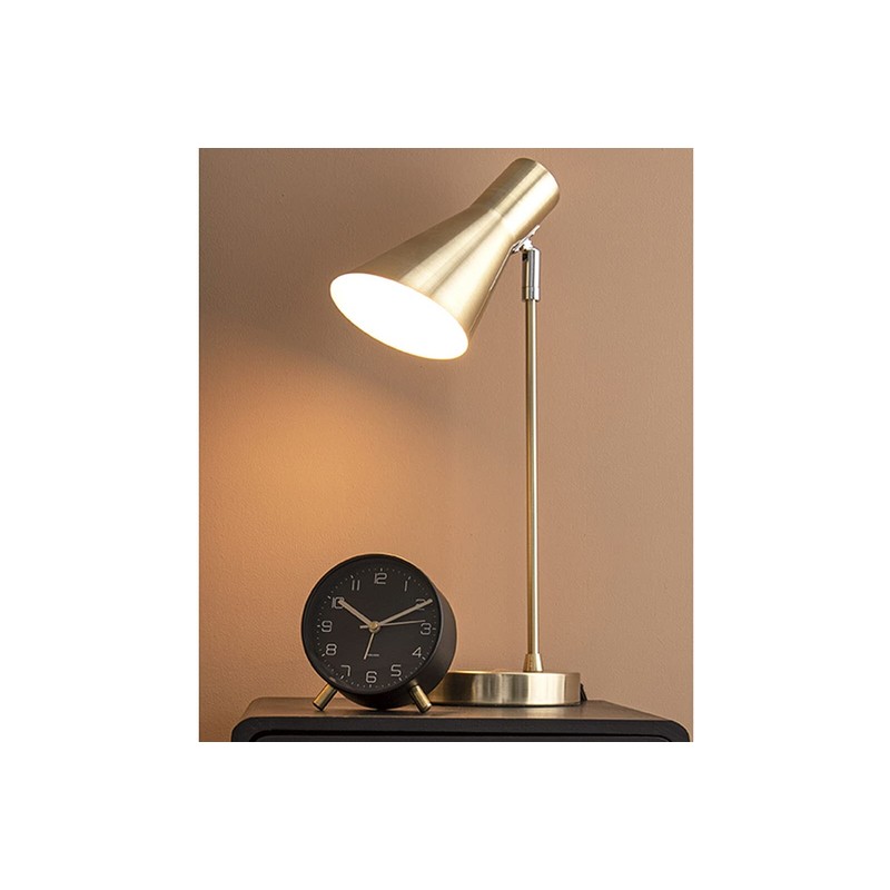 Karlsson Alarm clock 'Lofty' (Black), Metal, 11 x 4,5 x